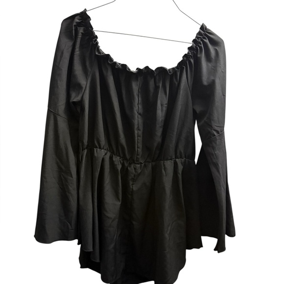 SHEIN Curve Black Off-Shoulder Blouse (0XL) - Picture 2 of 3